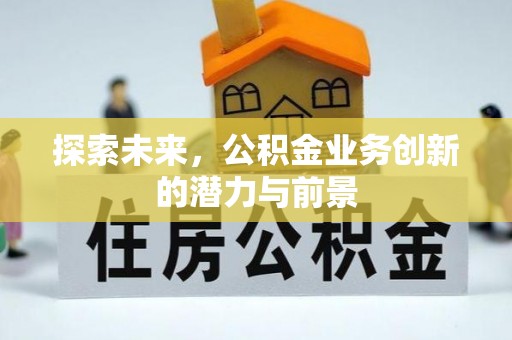 台东探索未来，公积金业务创新的潜力与前景