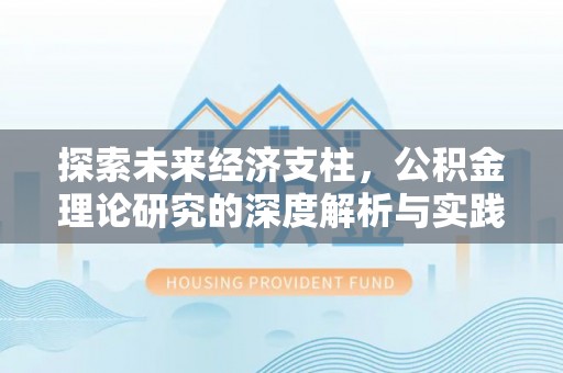 台东探索未来经济支柱，公积金理论研究的深度解析与实践意义