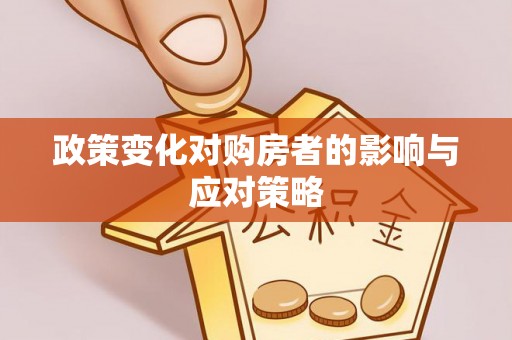 台东政策变化对购房者的影响与应对策略