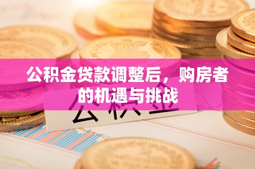 台东公积金贷款调整后，购房者的机遇与挑战
