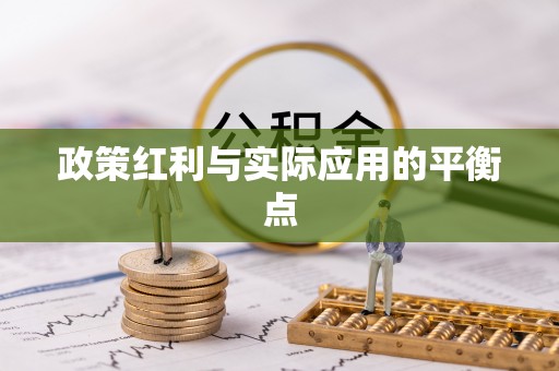 台东政策红利与实际应用的平衡点