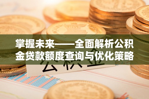 台东掌握未来——全面解析公积金贷款额度查询与优化策略