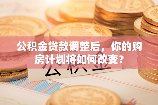 台东公积金贷款调整后，你的购房计划将如何改变？