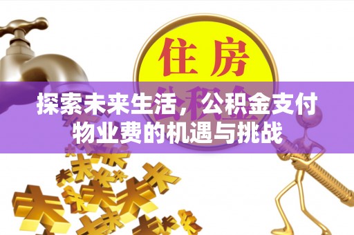 台东探索未来生活，公积金支付物业费的机遇与挑战
