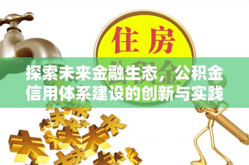 台东探索未来金融生态，公积金信用体系建设的创新与实践