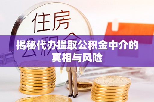 台东揭秘代办提取公积金中介的真相与风险