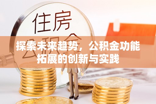 台东探索未来趋势，公积金功能拓展的创新与实践