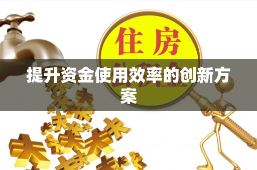 台东提升资金使用效率的创新方案