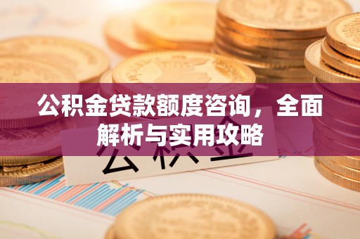 台东公积金贷款额度咨询，全面解析与实用攻略