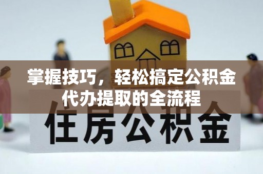 台东掌握技巧，轻松搞定公积金代办提取的全流程