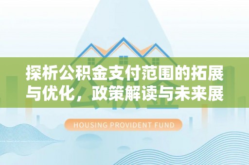 台东探析公积金支付范围的拓展与优化，政策解读与未来展望