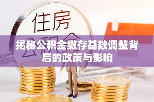 台东揭秘公积金缴存基数调整背后的政策与影响
