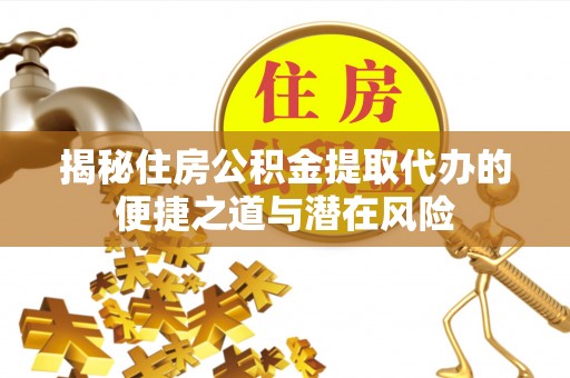台东揭秘住房公积金提取代办的便捷之道与潜在风险