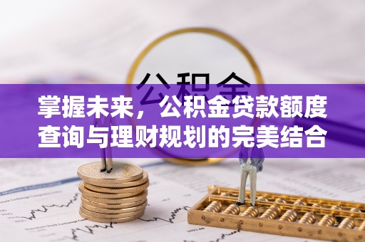 台东掌握未来，公积金贷款额度查询与理财规划的完美结合
