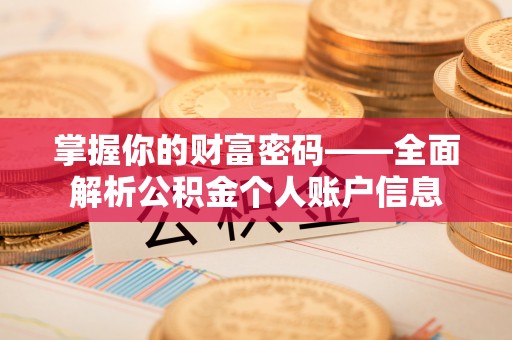 台东掌握你的财富密码——全面解析公积金个人账户信息