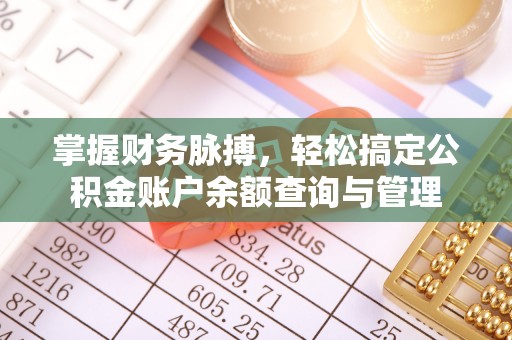 台东掌握财务脉搏，轻松搞定公积金账户余额查询与管理