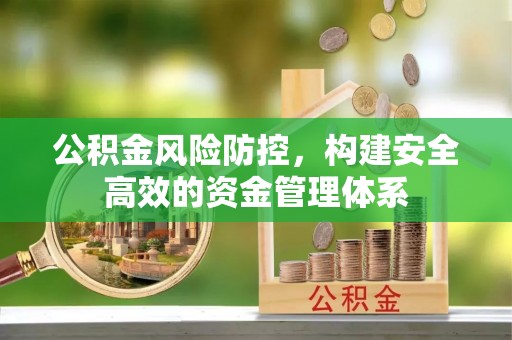 台东公积金风险防控，构建安全高效的资金管理体系