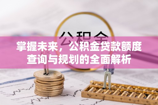 台东掌握未来，公积金贷款额度查询与规划的全面解析