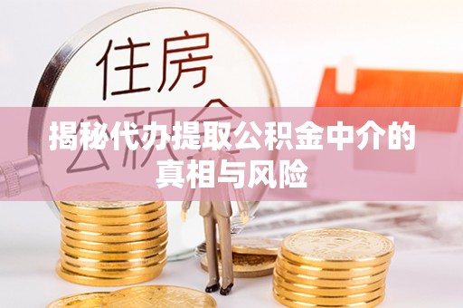 台东揭秘代办提取公积金中介的真相与风险
