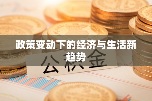 台东政策变动下的经济与生活新趋势