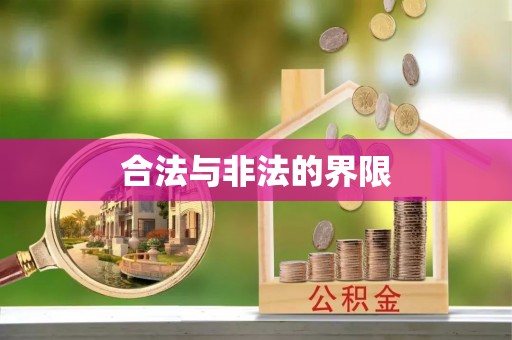 台东合法与非法的界限