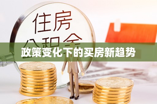 台东政策变化下的买房新趋势