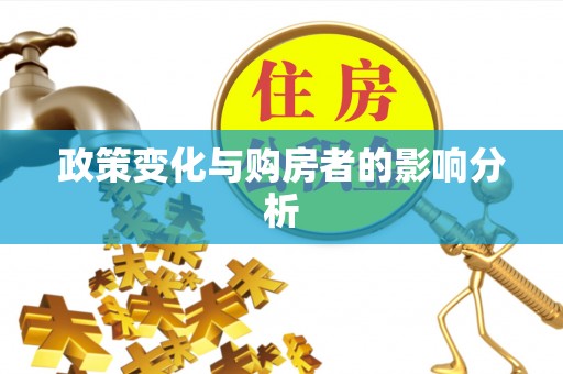 台东政策变化与购房者的影响分析
