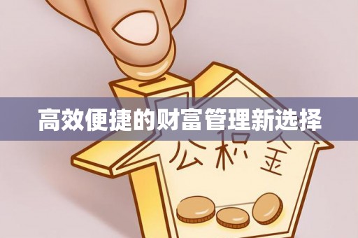 台东高效便捷的财富管理新选择