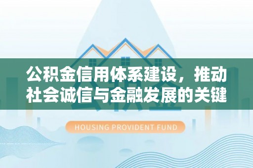 台东公积金信用体系建设，推动社会诚信与金融发展的关键桥梁