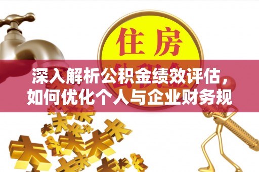 台东深入解析公积金绩效评估，如何优化个人与企业财务规划